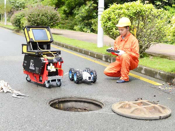 和舍镇管道机器人检测